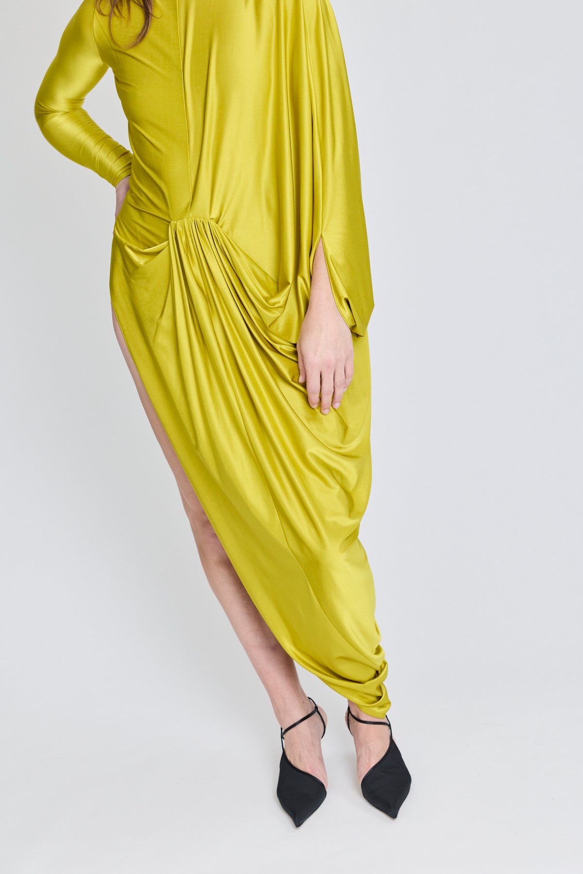 Vestale Dress - Chartreuse