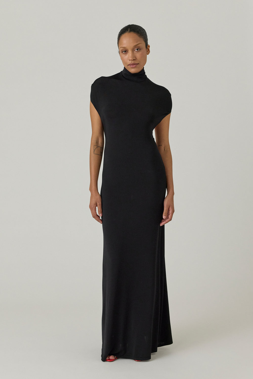 Backless Jersey Dress
