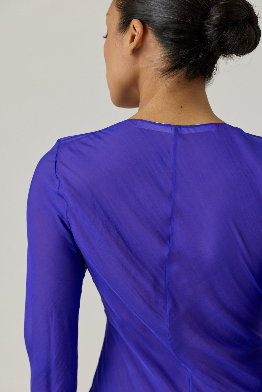 Chiffon Keyhole Dress