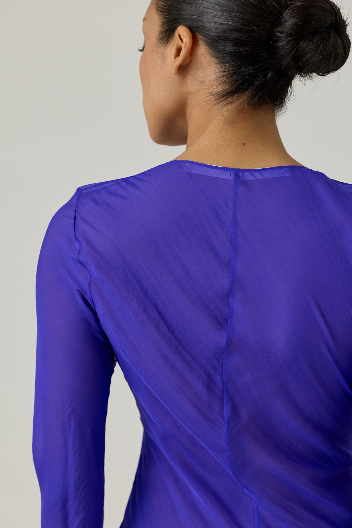 Chiffon Keyhole Dress