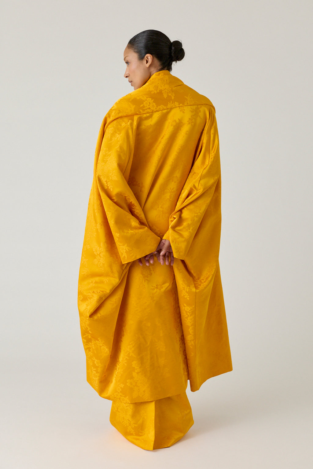 Silk Jacquard Cloak