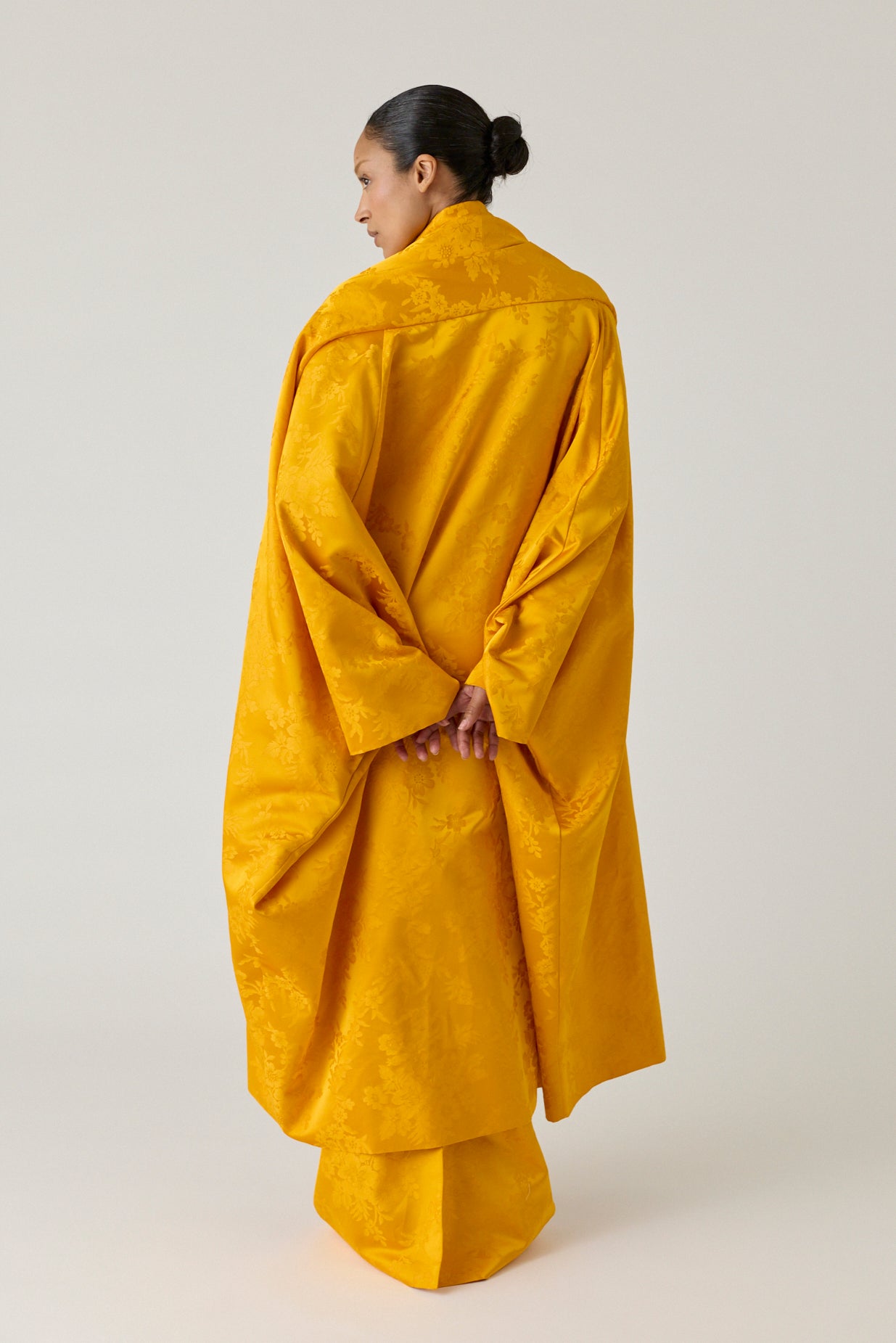 Silk Jacquard Cloak