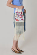 Reconstituted Piano Shawl Bag