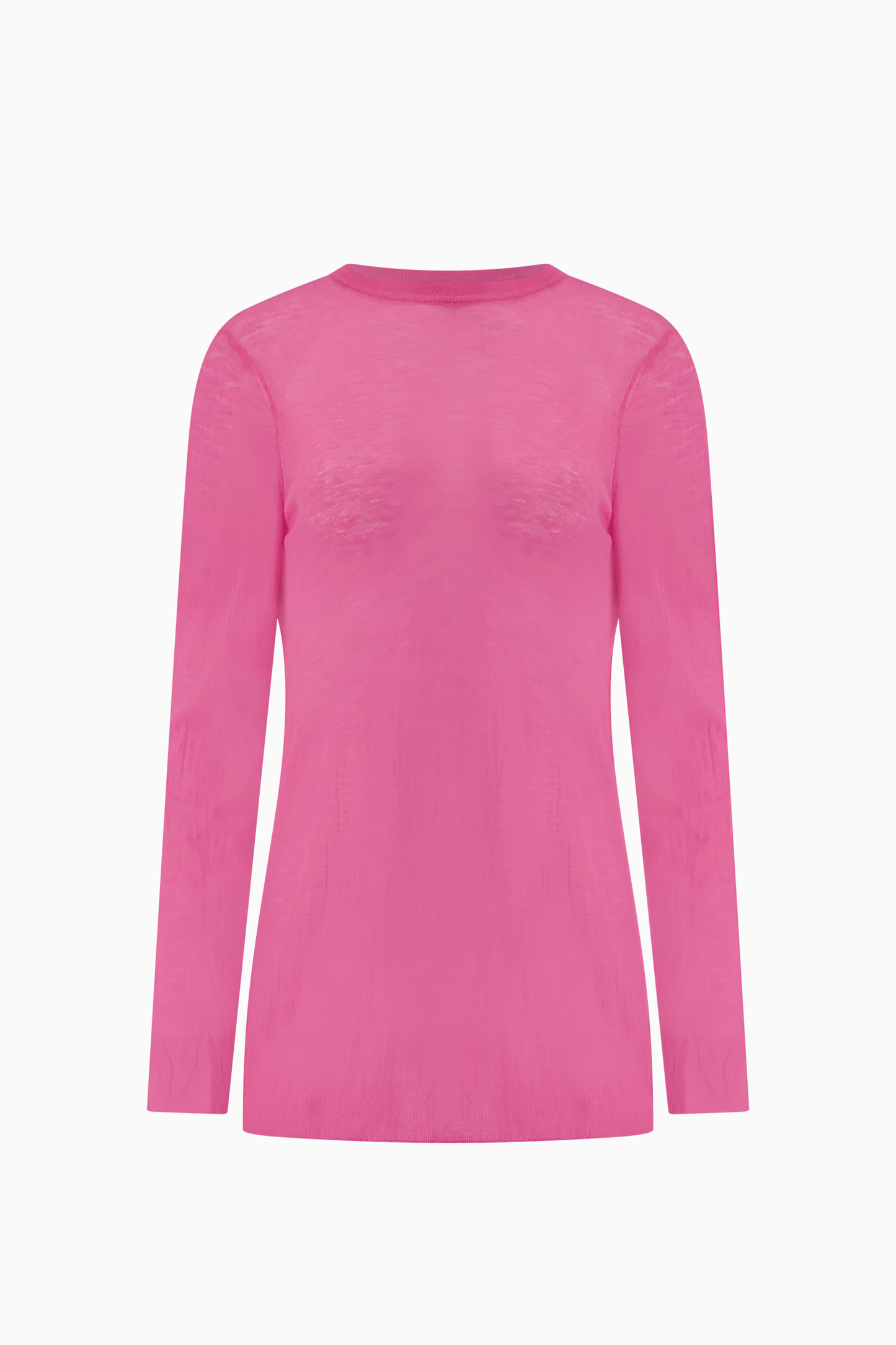 Crease Long Knit Top