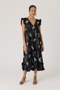 Long Embroidered Maxi Dress