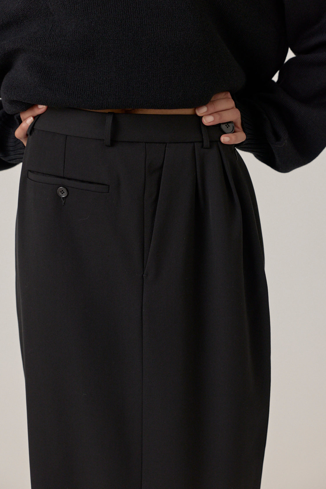 Trouser Maxi Skirt