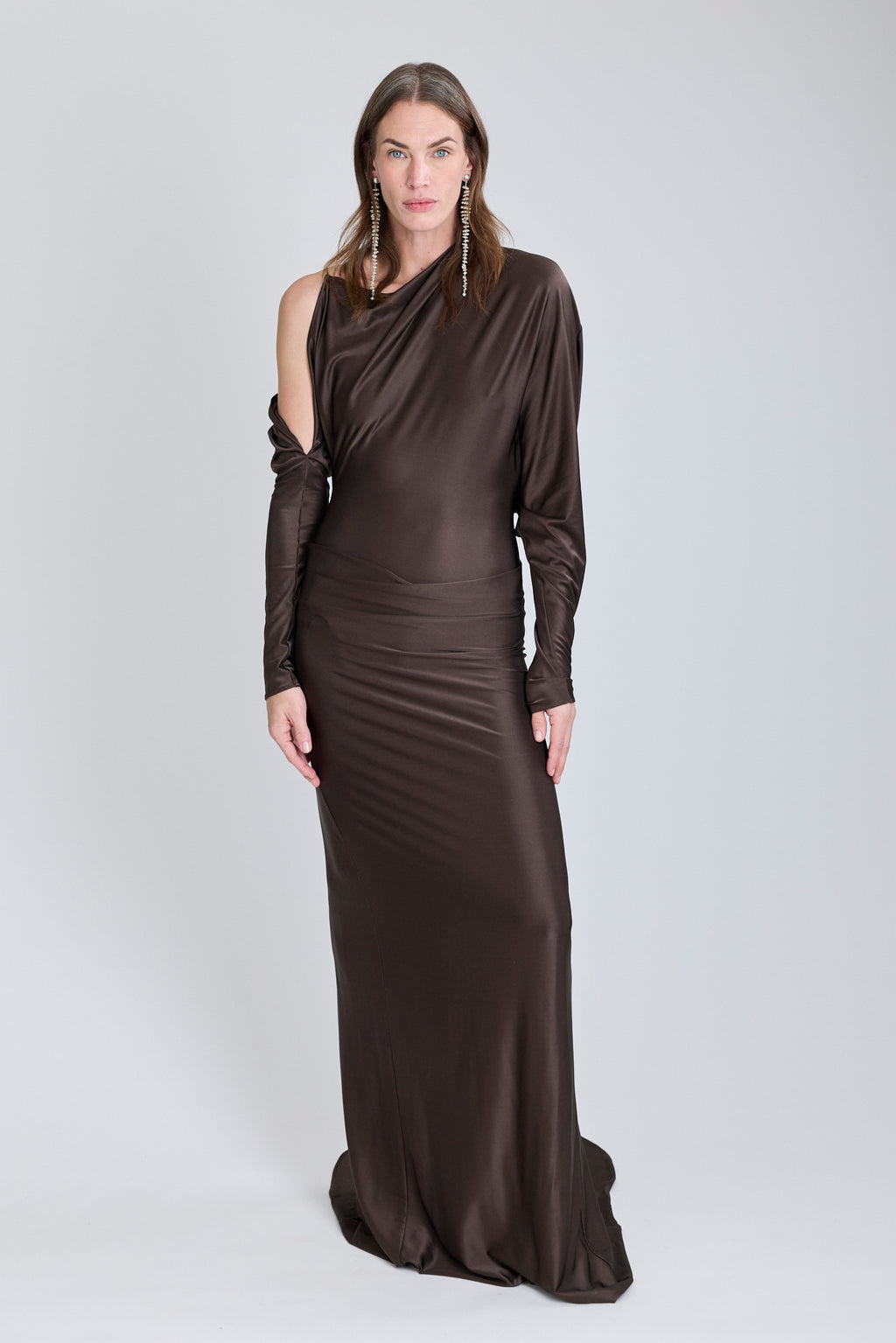 Draped Jersey Caryatid Dress