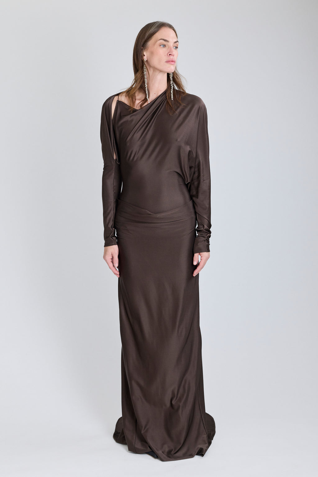 Draped Jersey Caryatid Dress