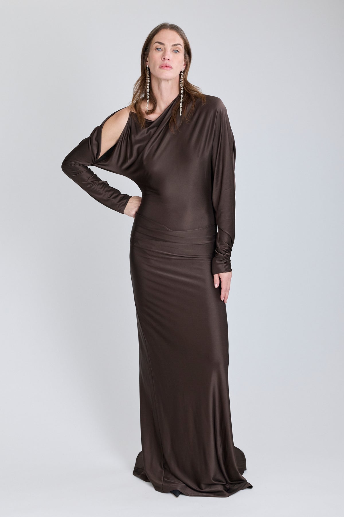 Draped Jersey Caryatid Dress