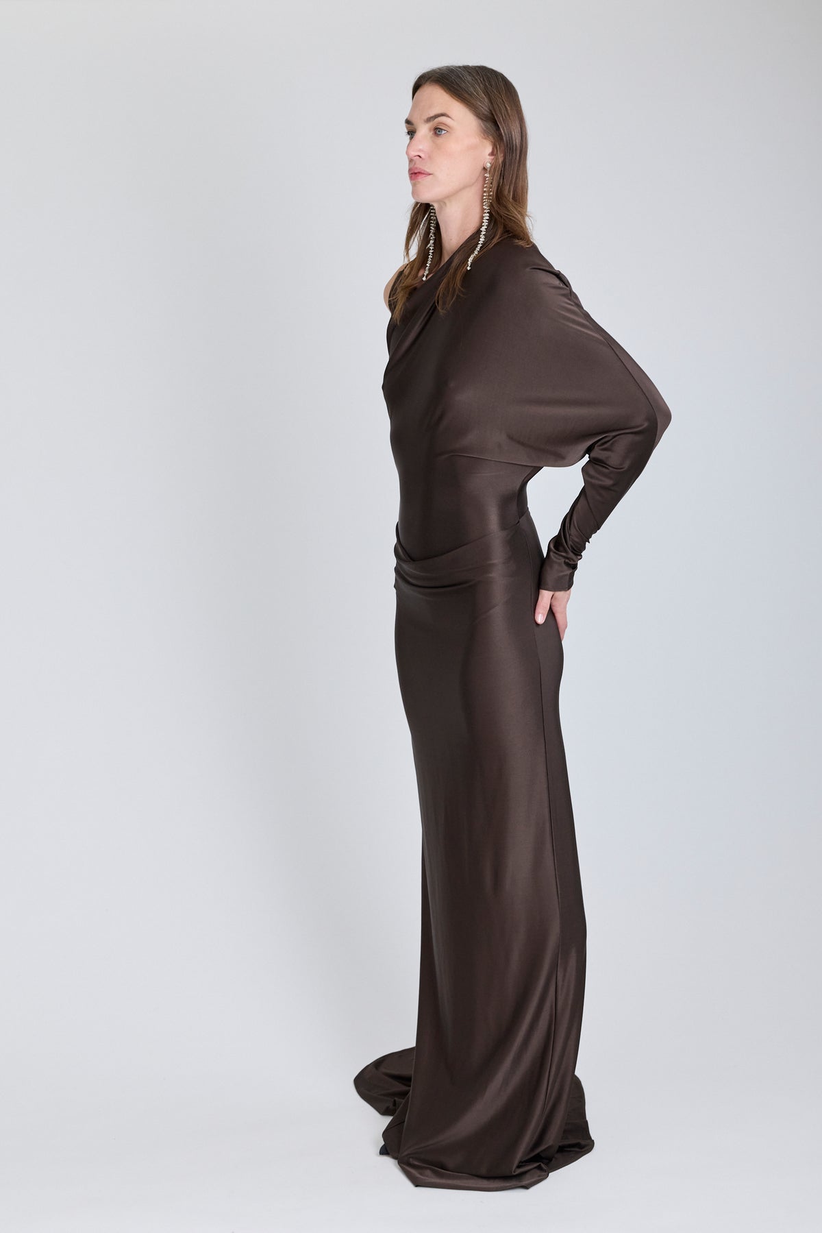 Draped Jersey Caryatid Dress