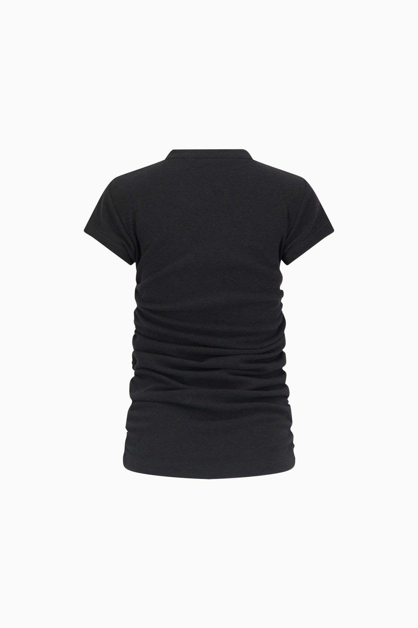 Ruched T-Shirt - Onyx