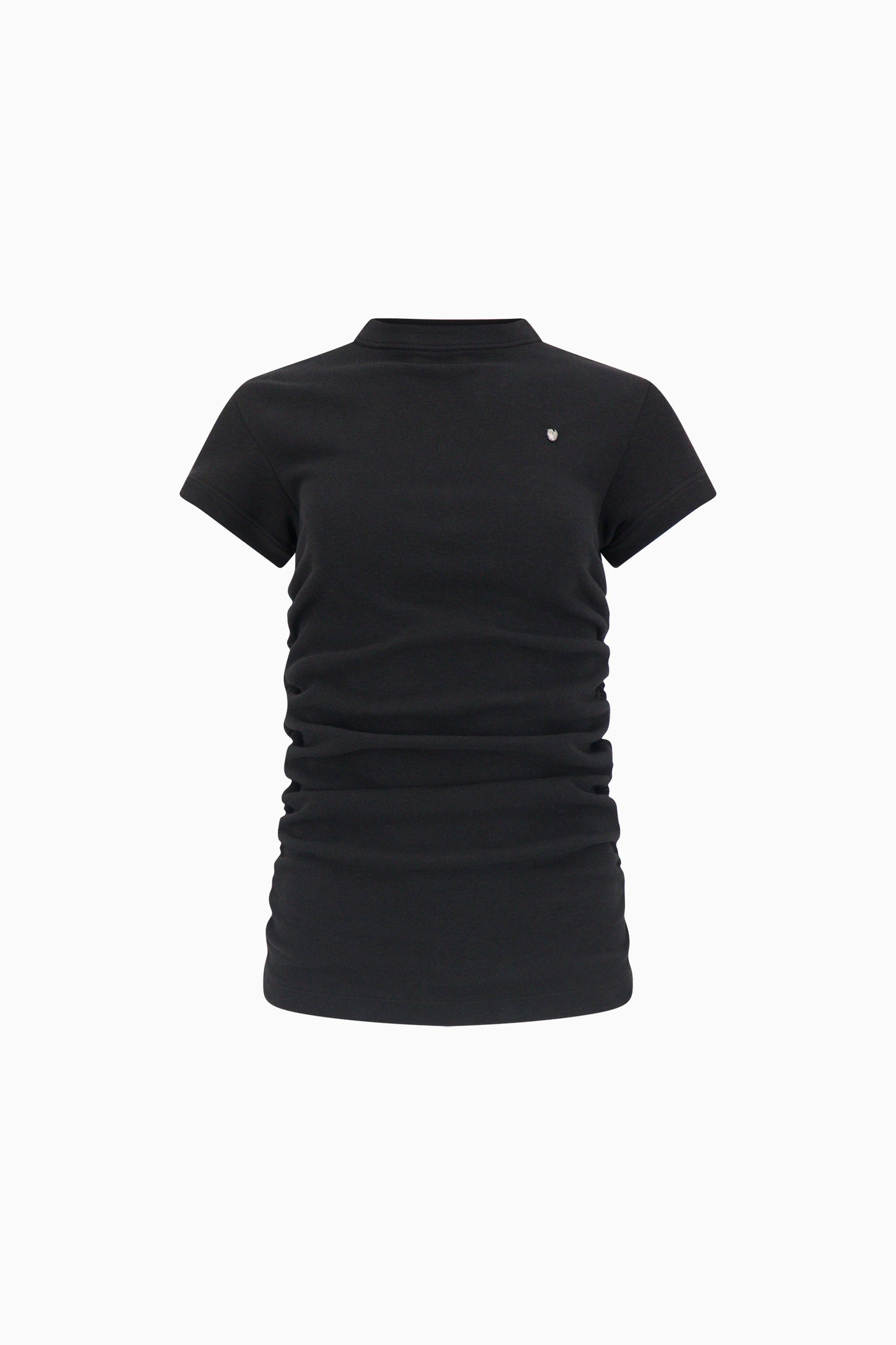 Ruched T-Shirt - Onyx