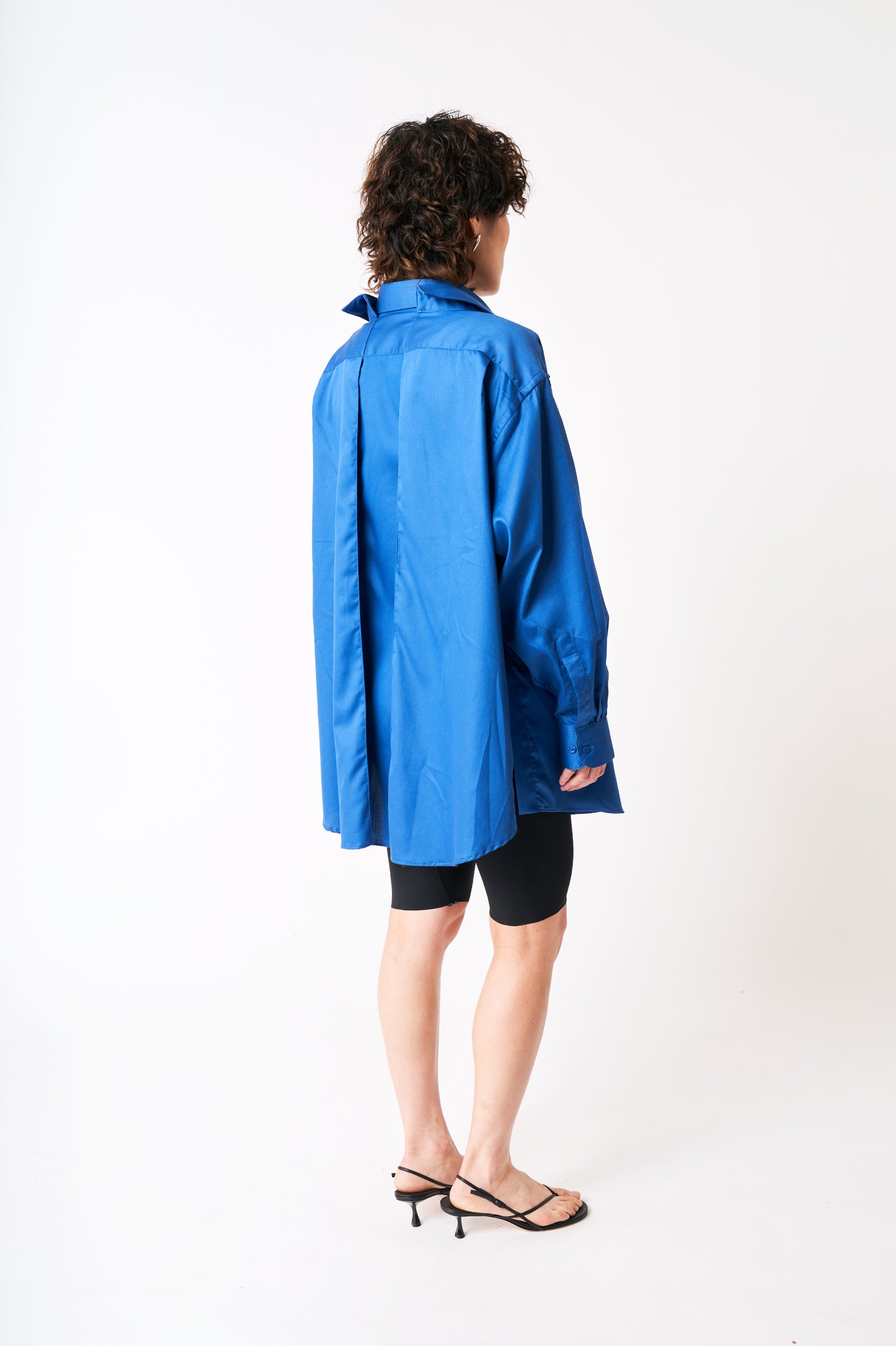 Oversized Double Shirt - Navy