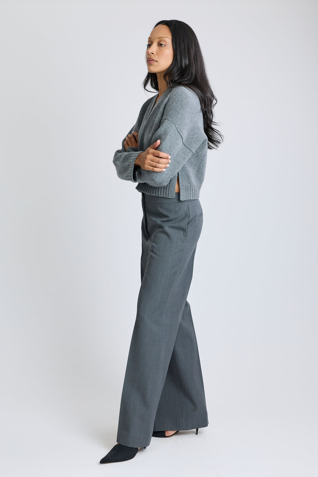 Aris Tailored Wide Leg Trouser