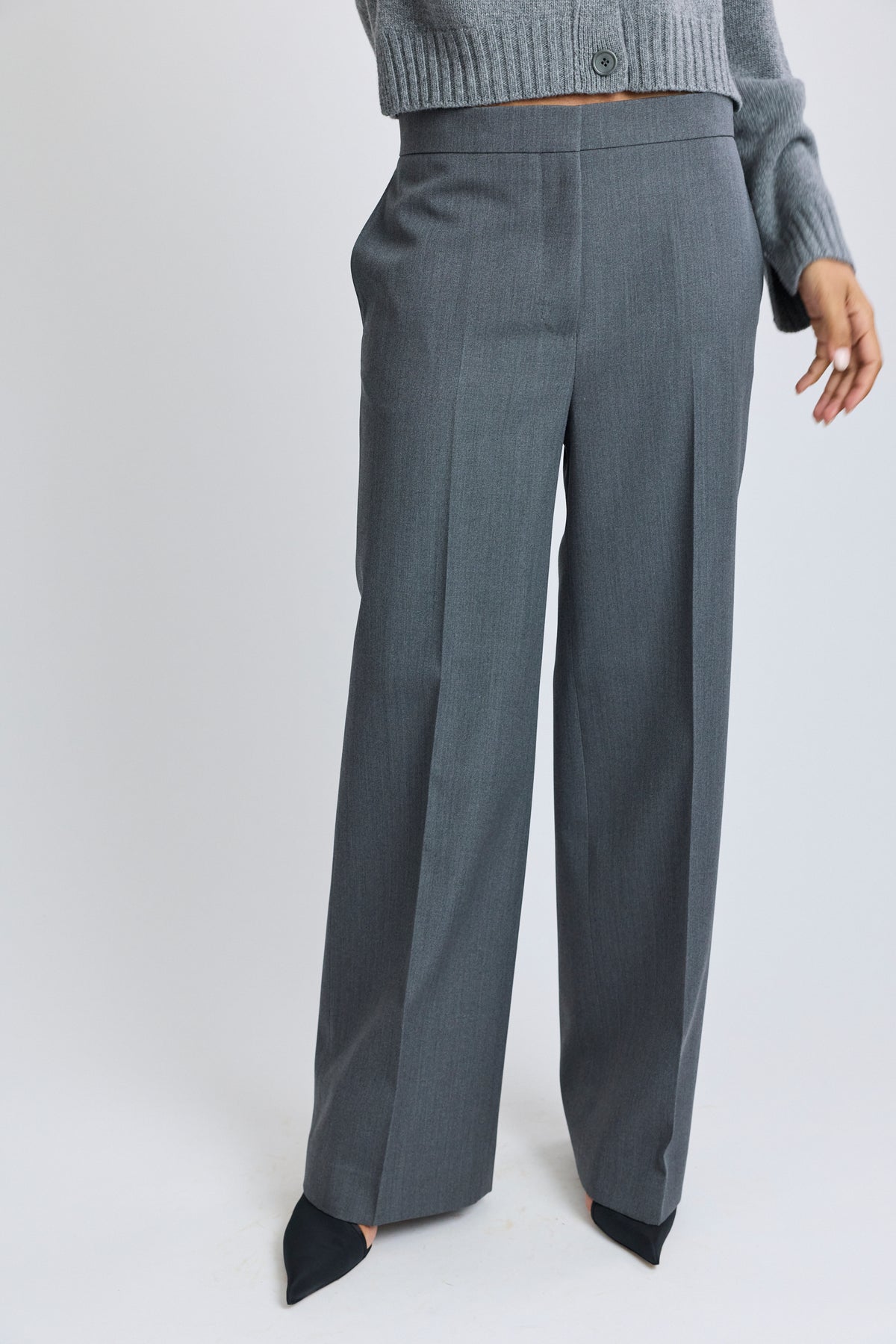 Aris Tailored Wide Leg Trouser