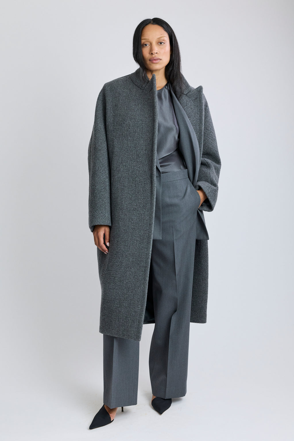 Jean Cocoon Coat