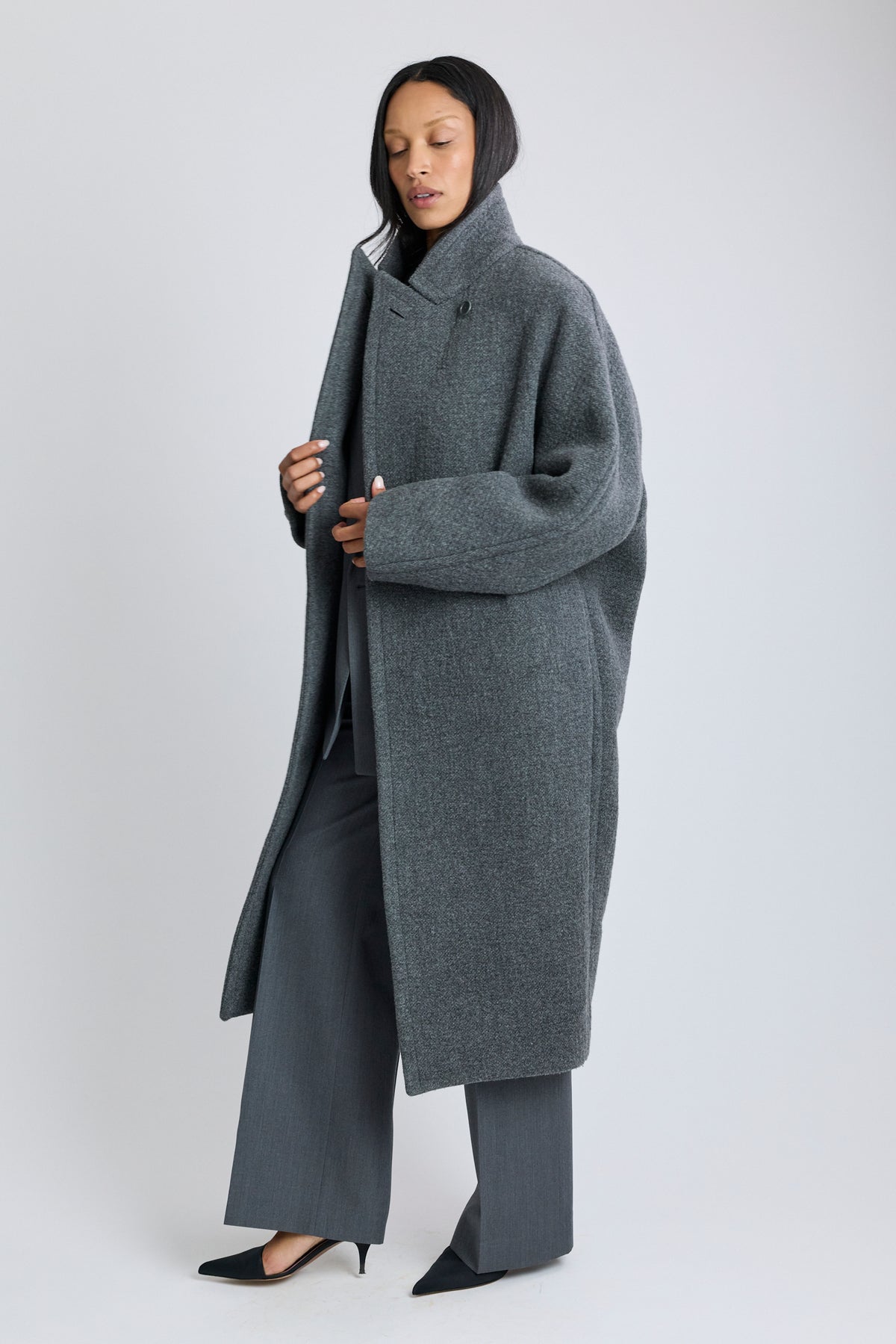 Jean Cocoon Coat