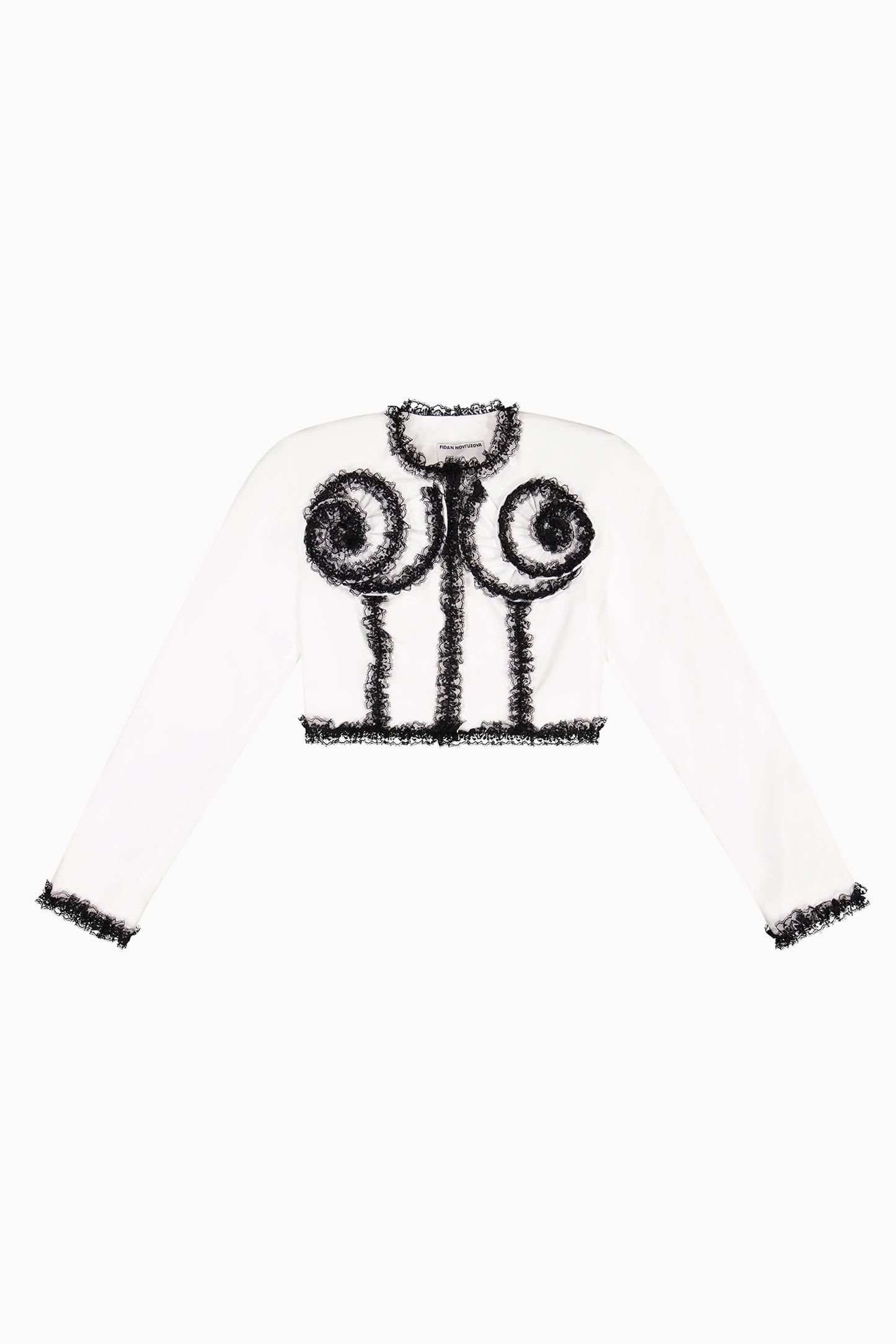 Spiral Lace Appliqué Jacket