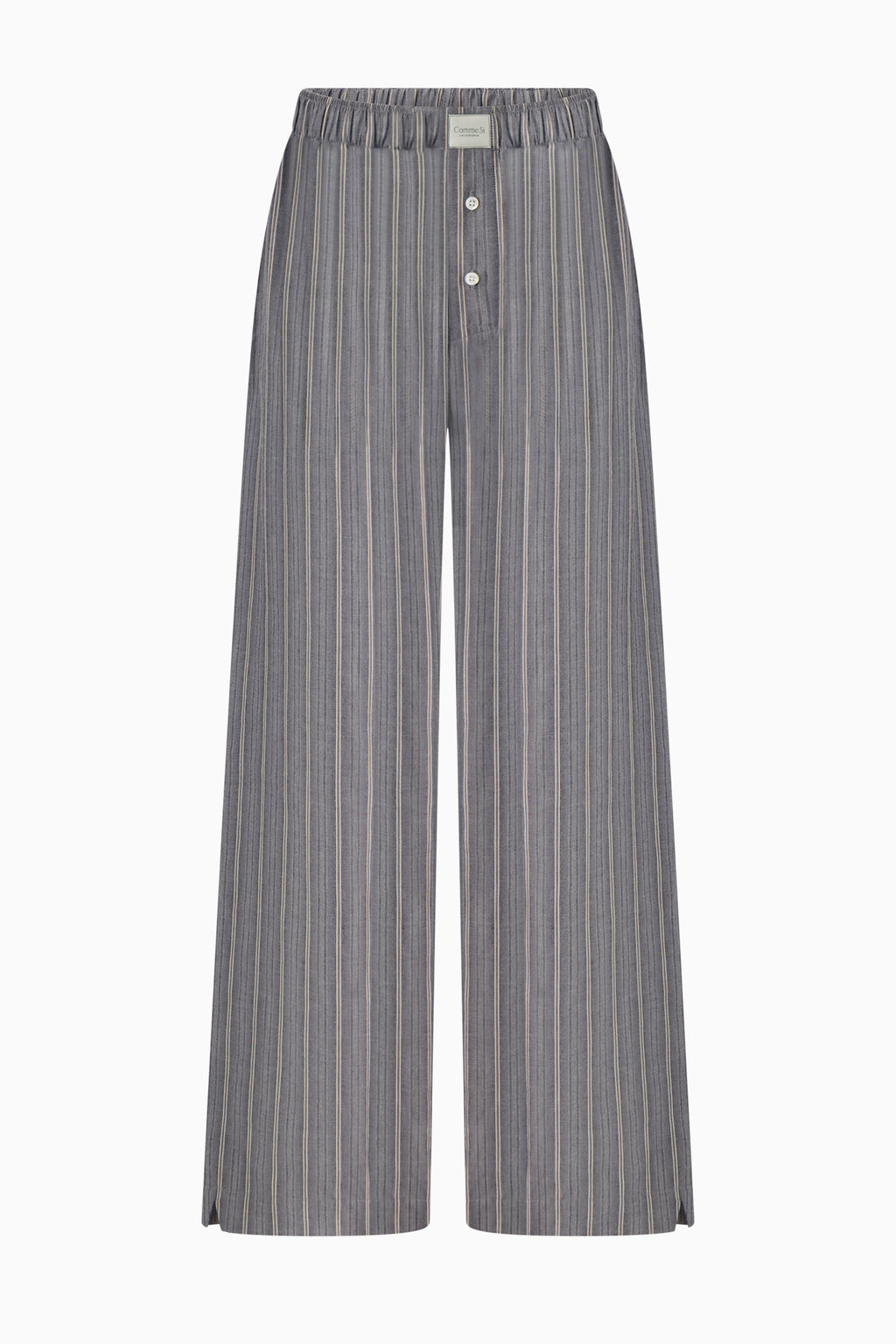 Flannel Lounge Pant - Grey Stripe
