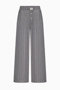 Flannel Lounge Pant - Grey Stripe
