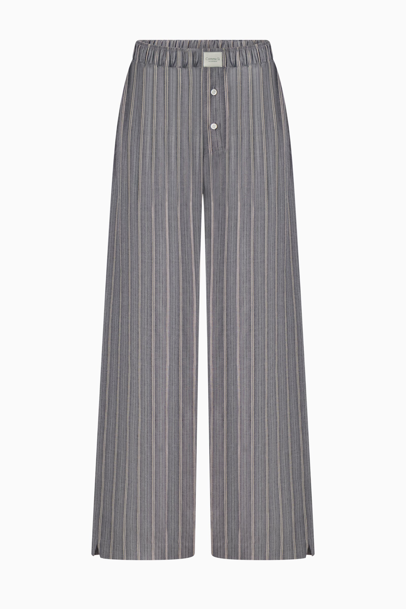 Flannel Lounge Pant - Grey Stripe