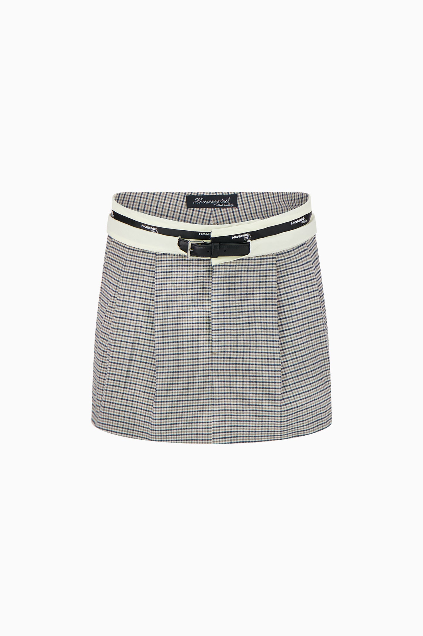 Flip Waist Mini Skirt w/ Belt