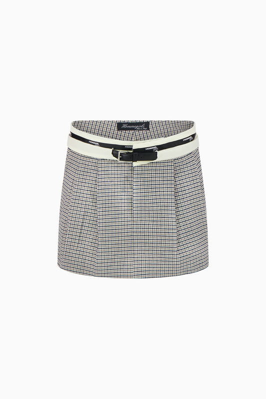 Flip Waist Mini Skirt w/ Belt