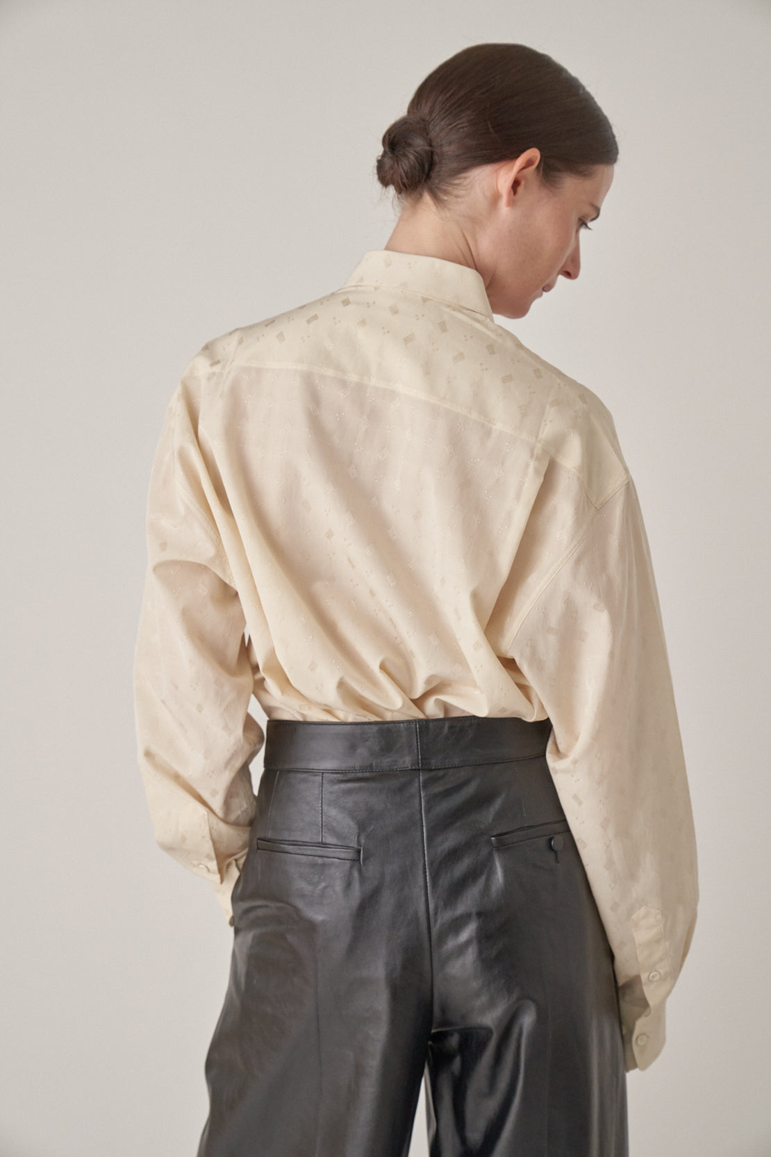 Fluid Geometric Button Down