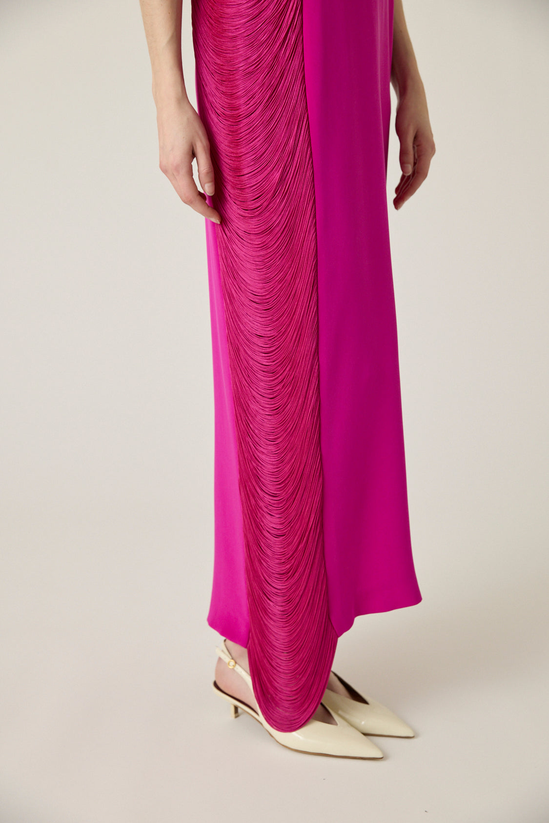 Bianca Silk Fringe Dress