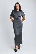 Imogen Fluid Seamless Draped T-Shirt Dress