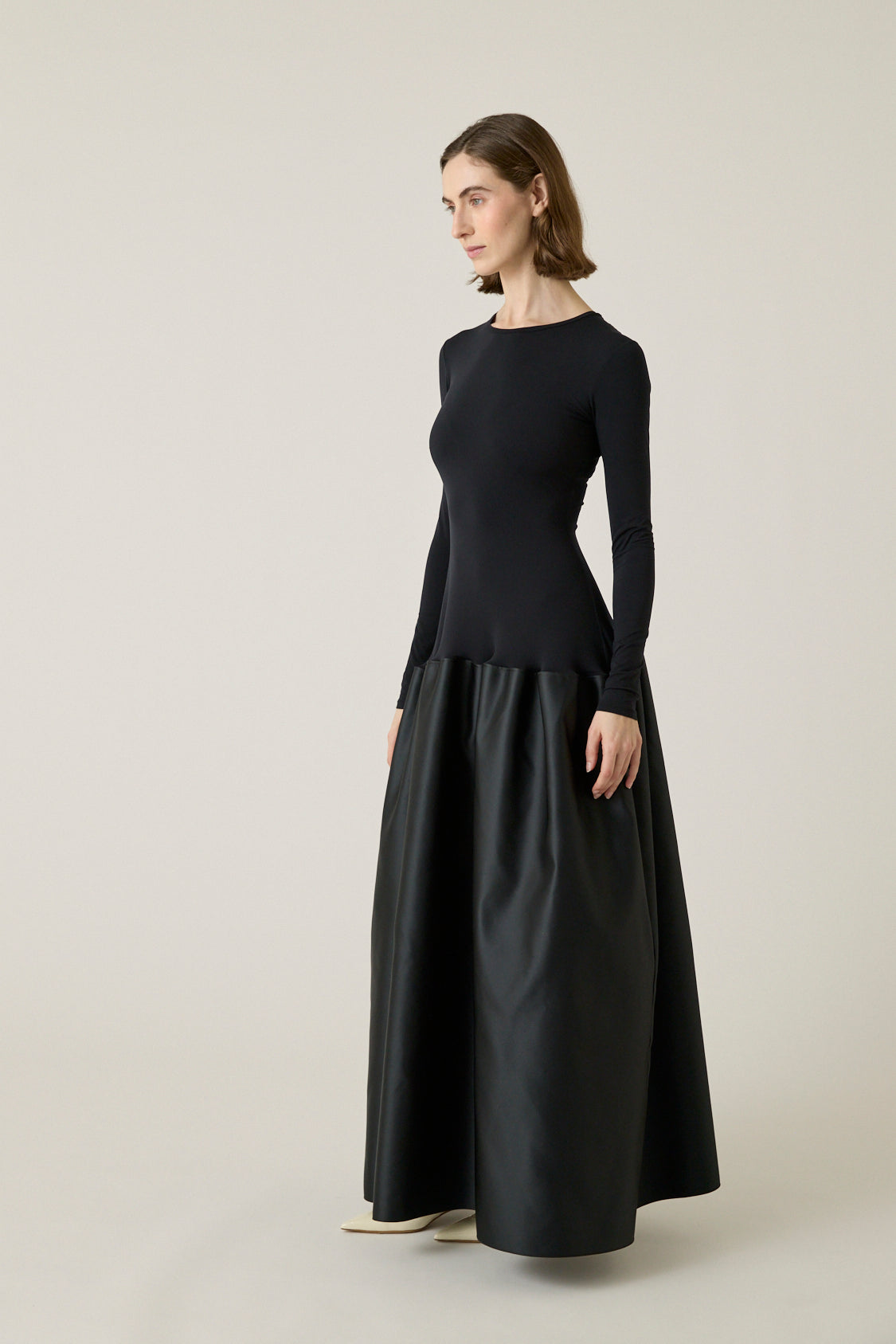 Catrin Flared Duchesse Dress