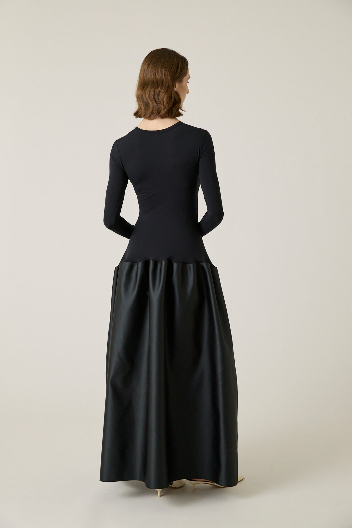 Catrin Flared Duchesse Dress