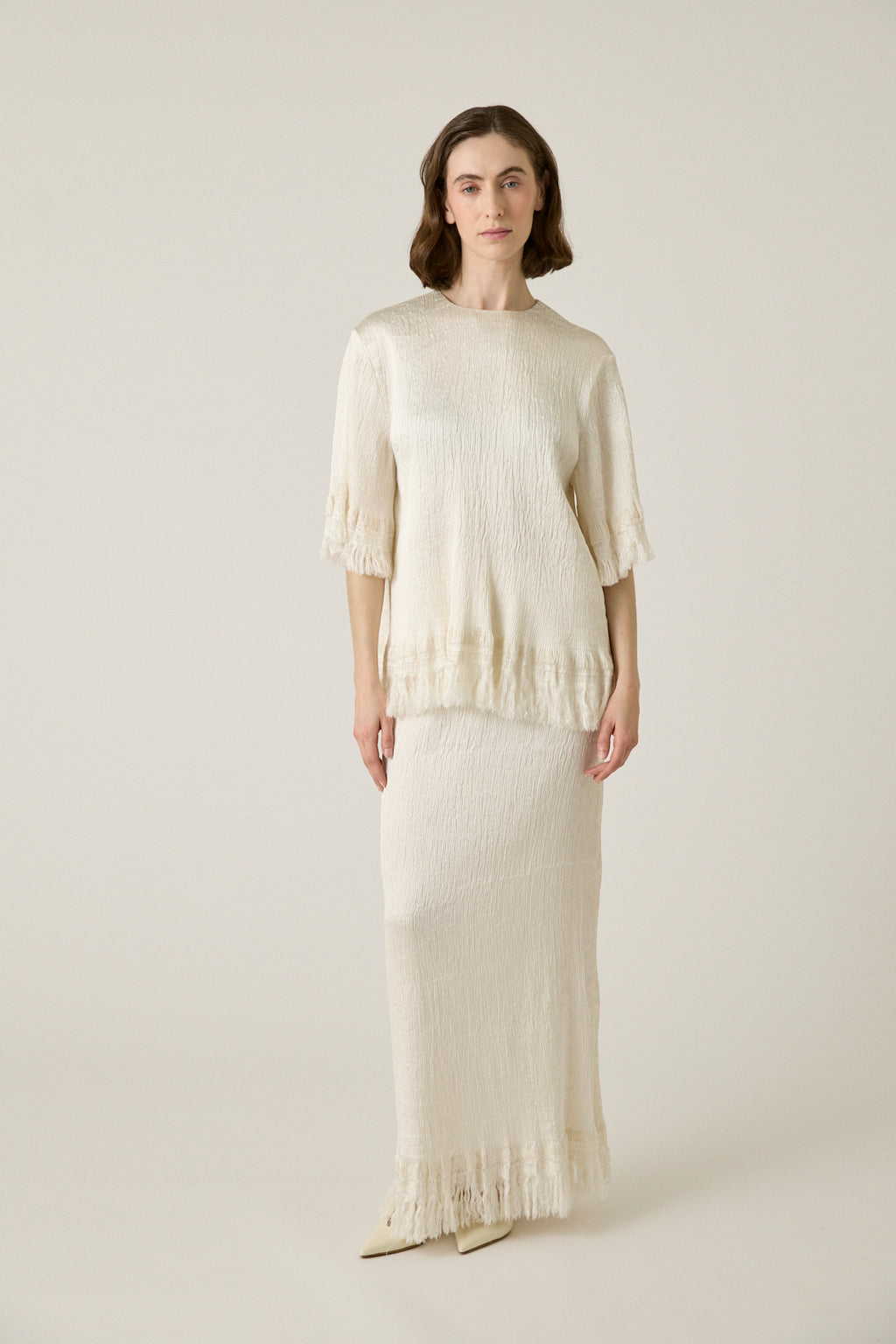 Anais Frayed Edge Tee