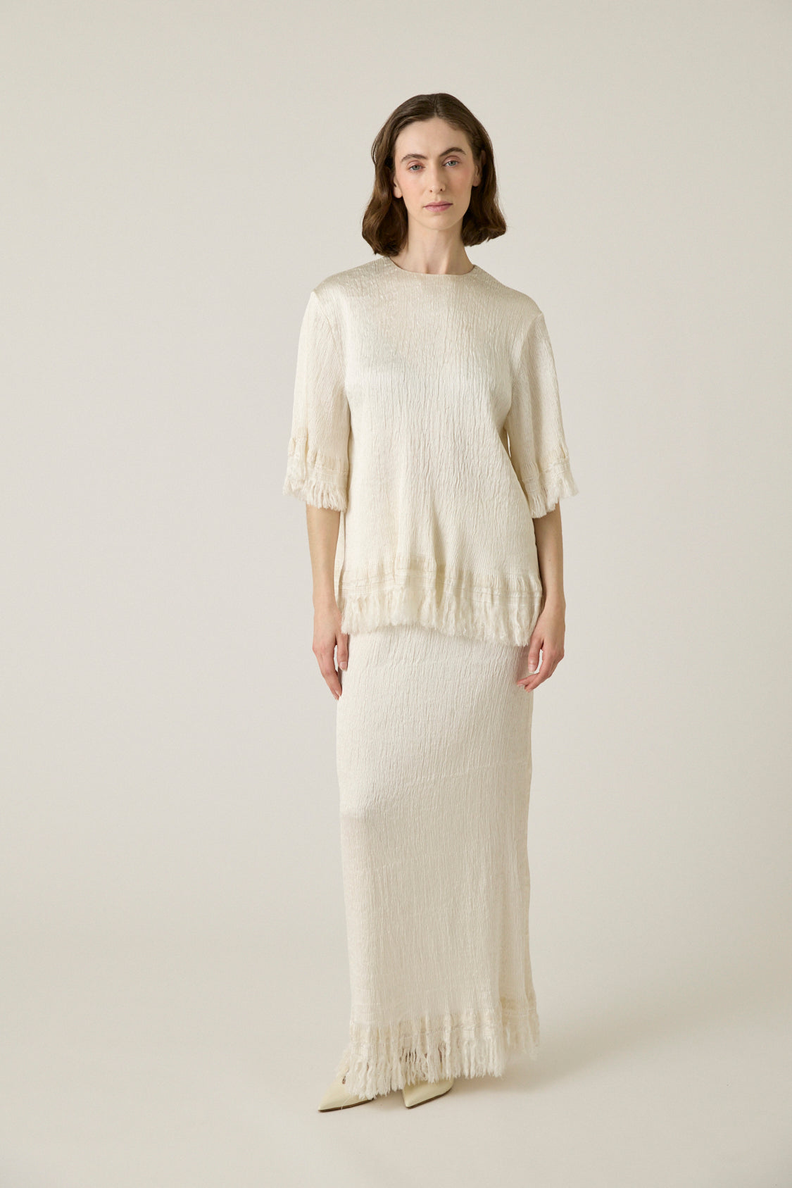 Anais Frayed Edge Tee