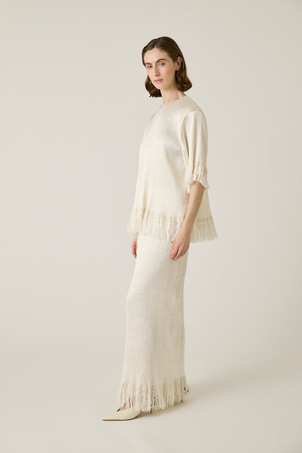 Anais Frayed Edge Tee
