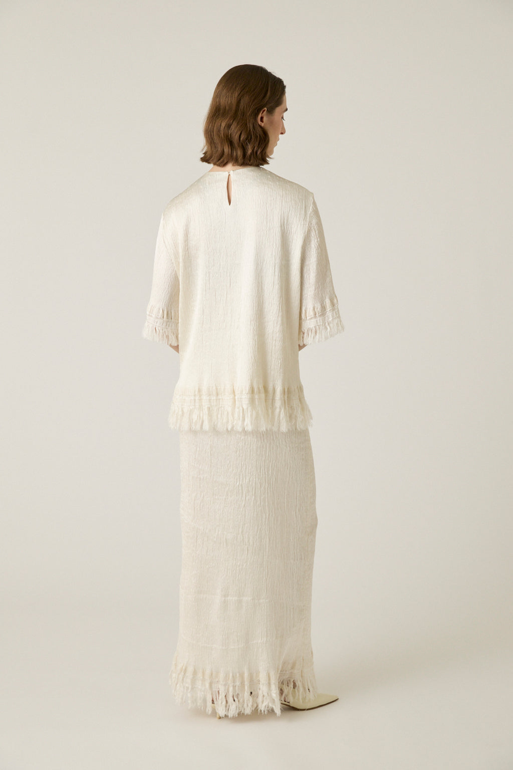 Anais Frayed Edge Tee
