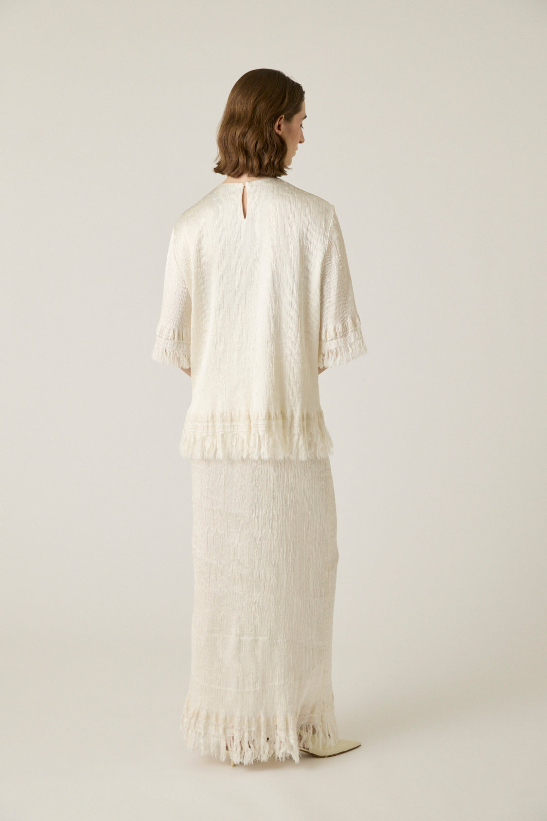 Anais Frayed Edge Tee