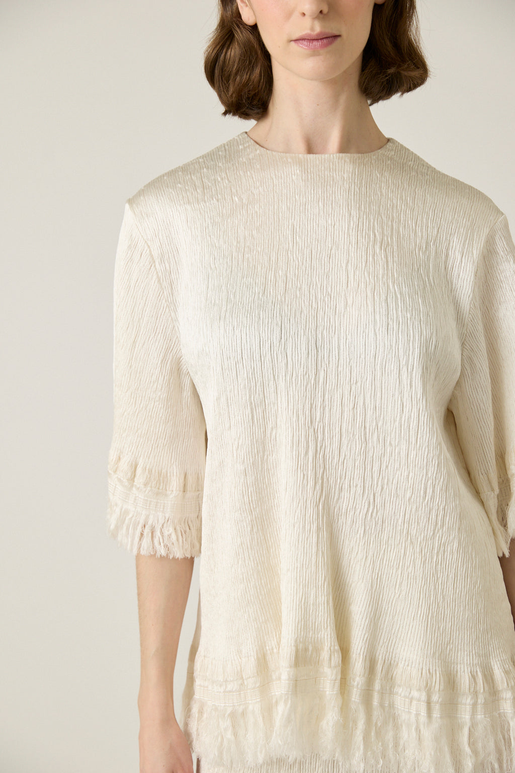 Anais Frayed Edge Tee