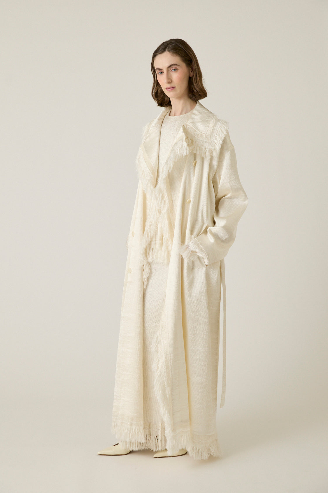 Lise Frayed Edge Trench