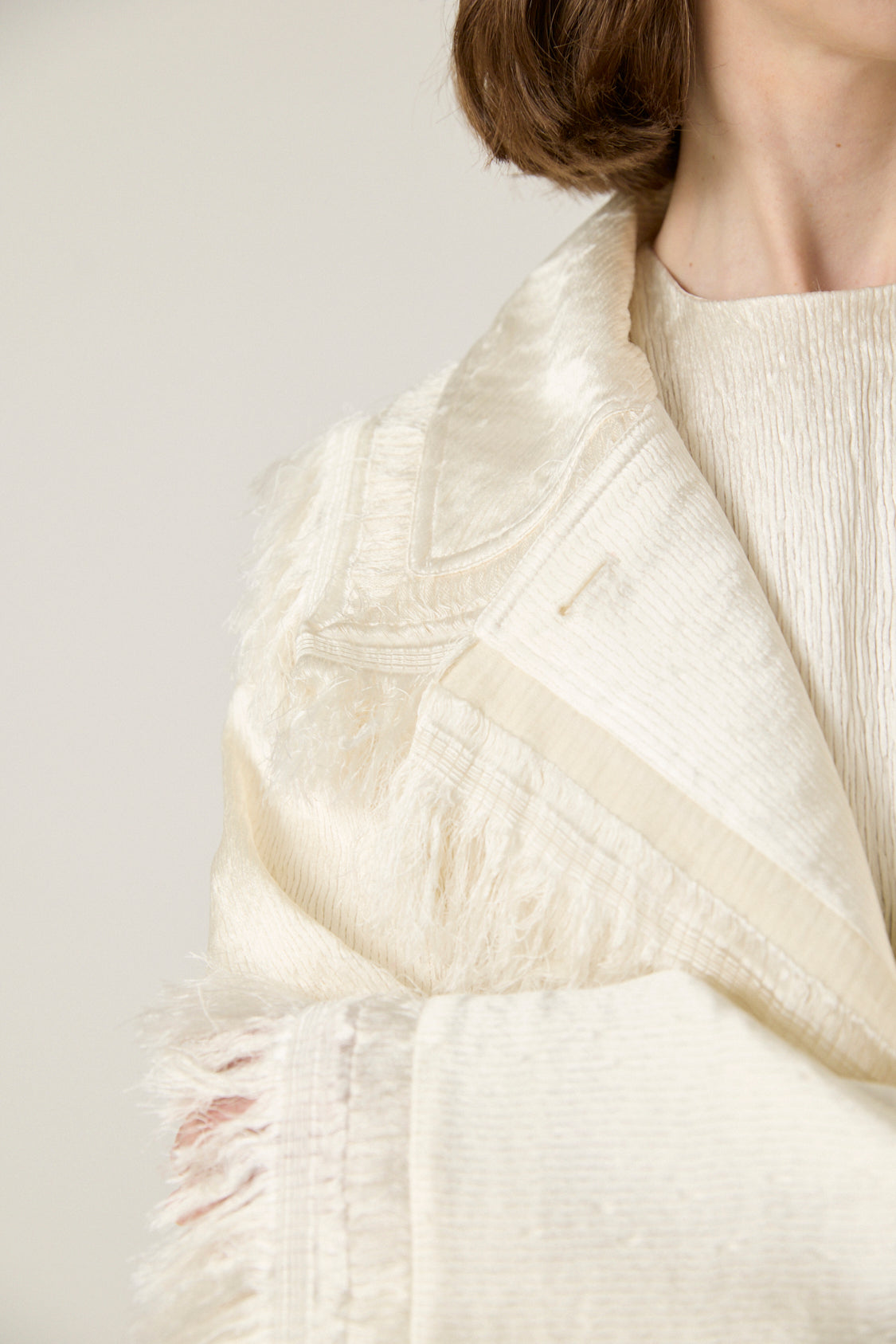 Lise Frayed Edge Trench