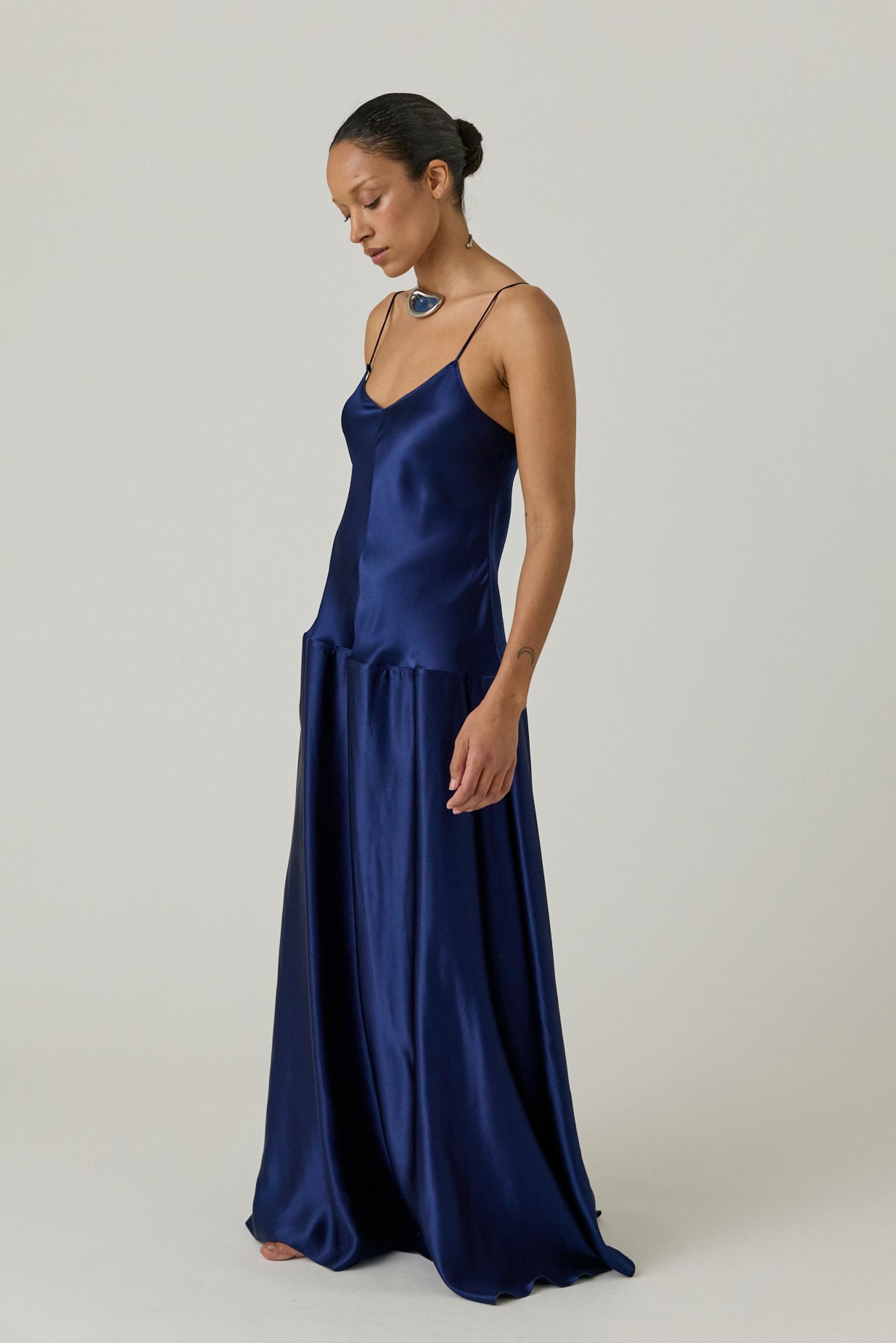 Layla Dress - Prussian Blue