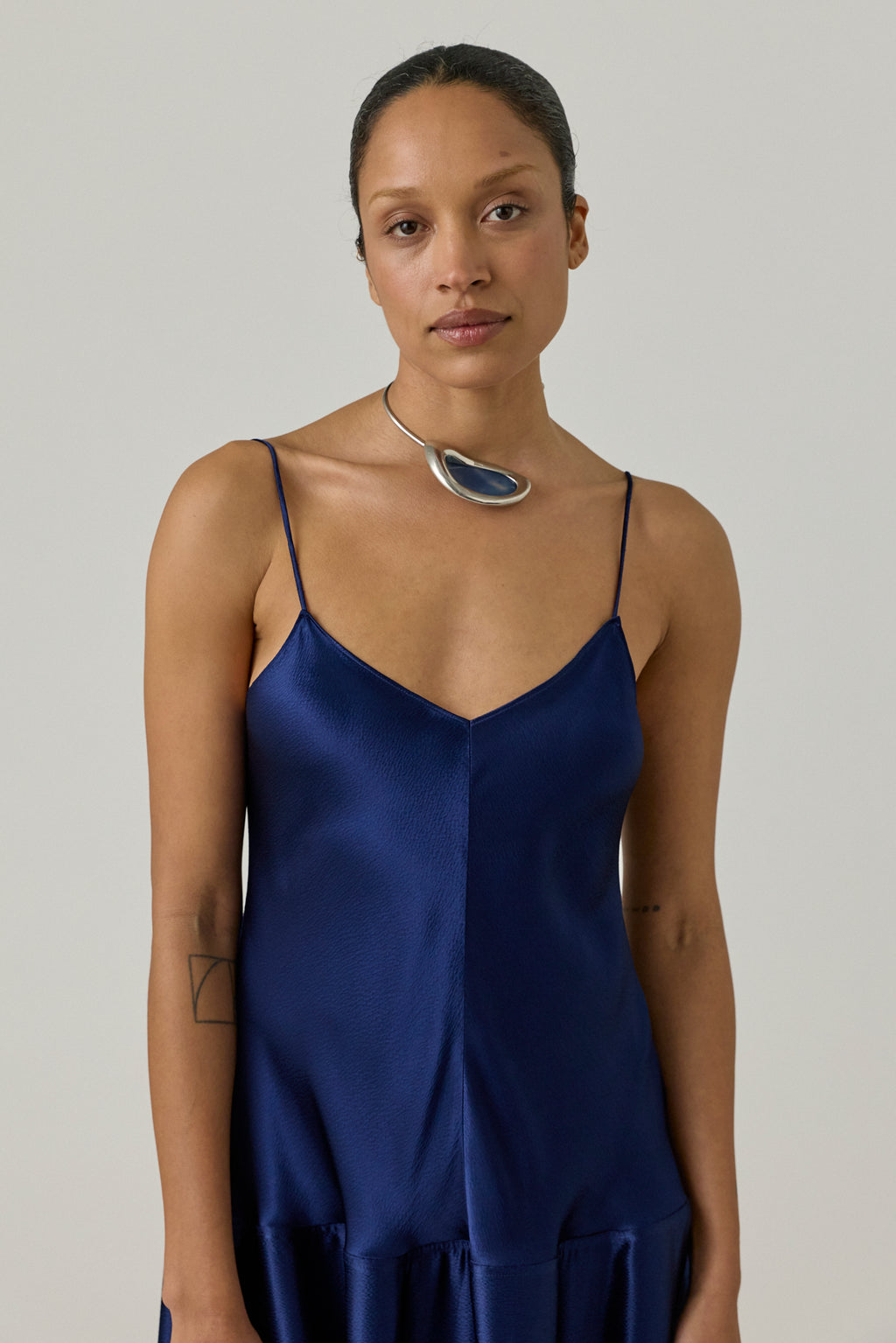 Layla Dress - Prussian Blue