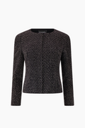 Chanel Black and White Tweed Jacket