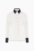 Christian Dior Button-up with Polka Dot Collar