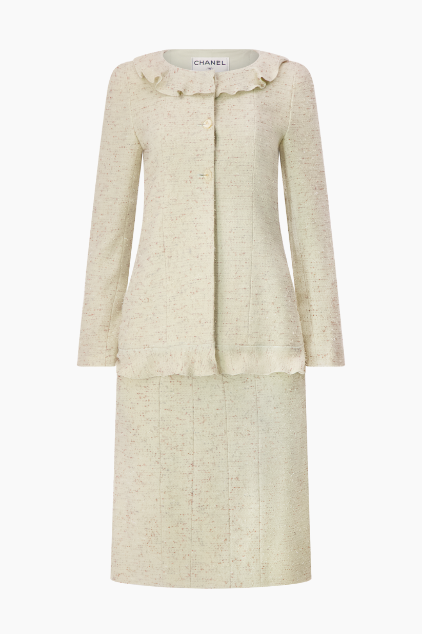 Chanel Wool Bouclette Skirt-Suit