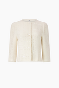 Chanel Ivory Tweed Jacket