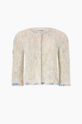 Chanel Tweed Jacket with Painted Details