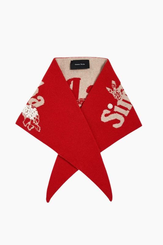 Graphic Logo Knit Neckerchief