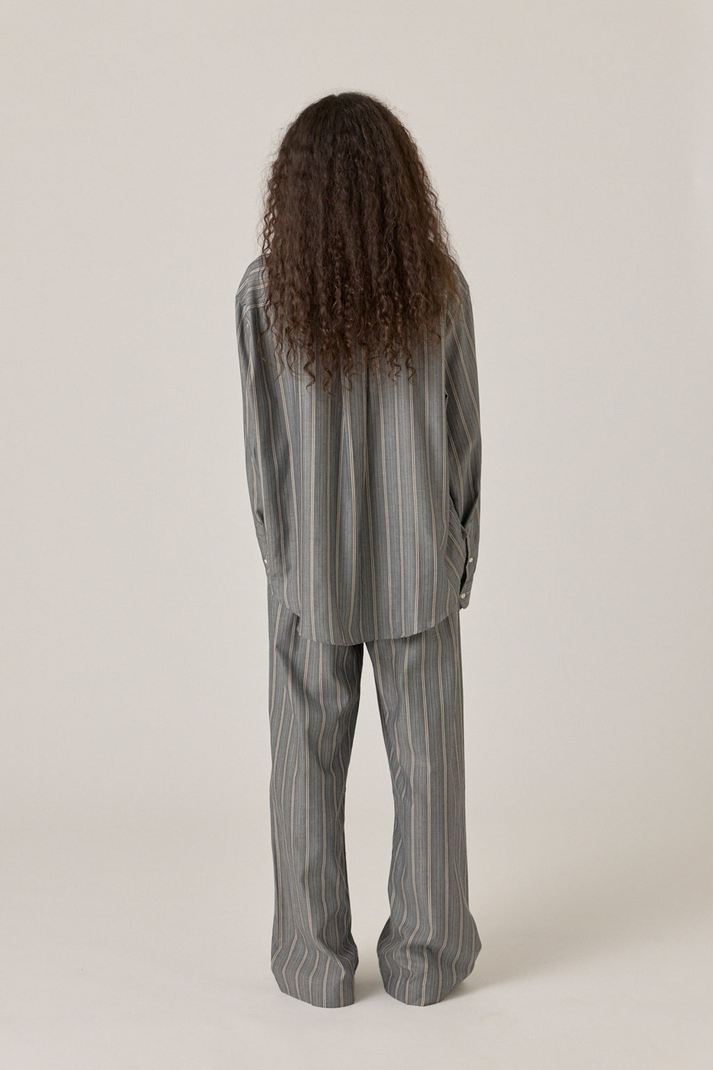 Flannel Lounge Pant - Grey Stripe