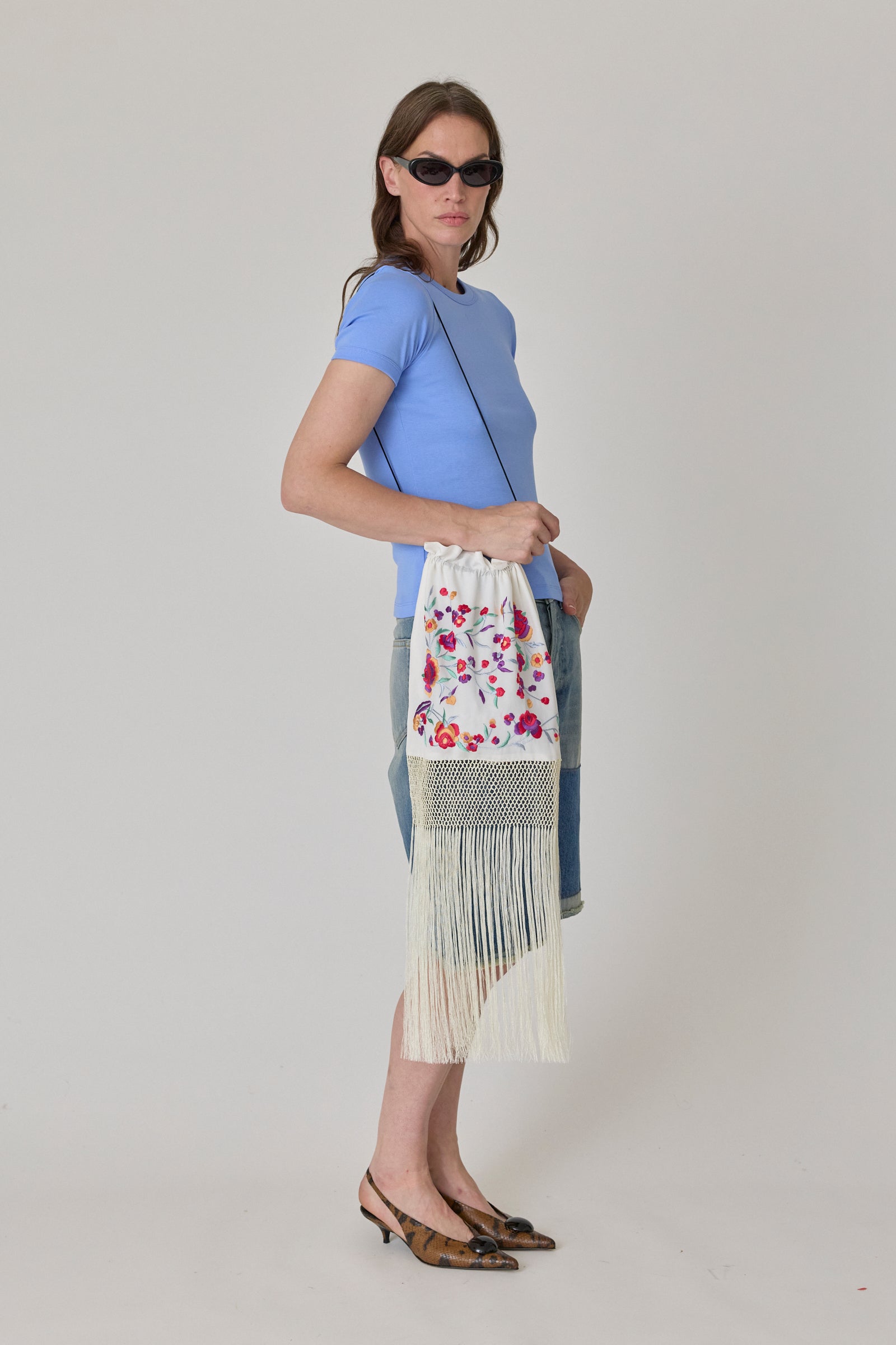 Reconstituted Piano Shawl Bag
